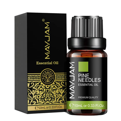 MAYJAM 10ML Essential Oil Lavender Jasmine Eucalyptus Vanilla Sandalwood Bergamot Rosemary Citronella Cinnamon Fragrance Oil upscaleclicks