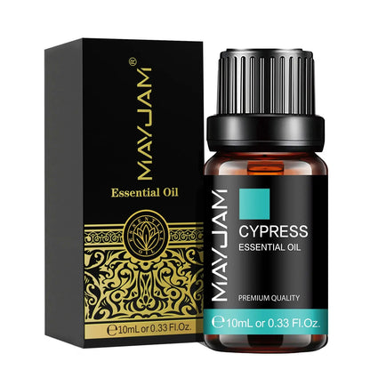 MAYJAM 10ML Essential Oil Lavender Jasmine Eucalyptus Vanilla Sandalwood Bergamot Rosemary Citronella Cinnamon Fragrance Oil upscaleclicks