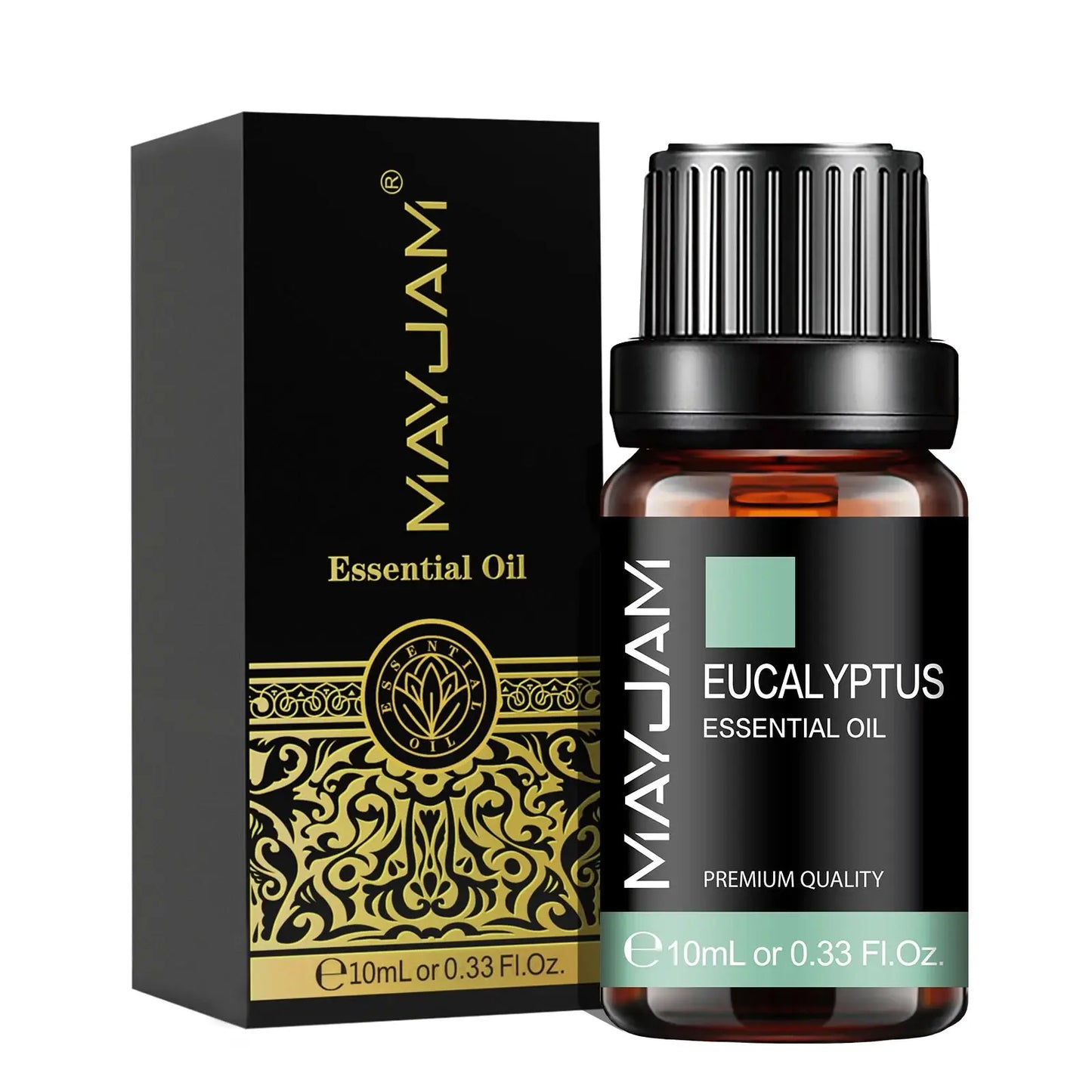MAYJAM 10ML Essential Oil Lavender Jasmine Eucalyptus Vanilla Sandalwood Bergamot Rosemary Citronella Cinnamon Fragrance Oil upscaleclicks