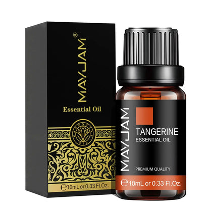MAYJAM 10ML Essential Oil Lavender Jasmine Eucalyptus Vanilla Sandalwood Bergamot Rosemary Citronella Cinnamon Fragrance Oil upscaleclicks