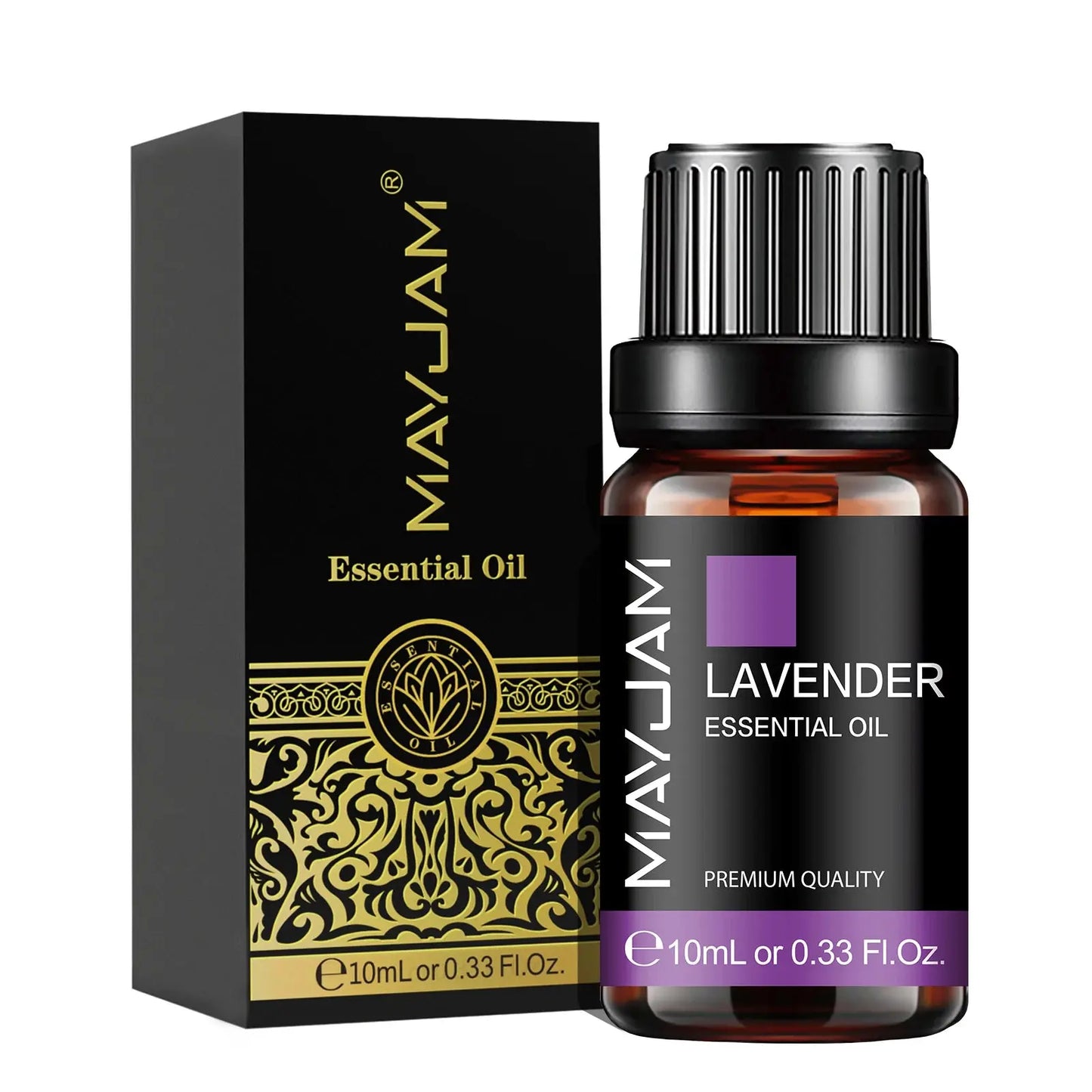 MAYJAM 10ML Essential Oil Lavender Jasmine Eucalyptus Vanilla Sandalwood Bergamot Rosemary Citronella Cinnamon Fragrance Oil upscaleclicks