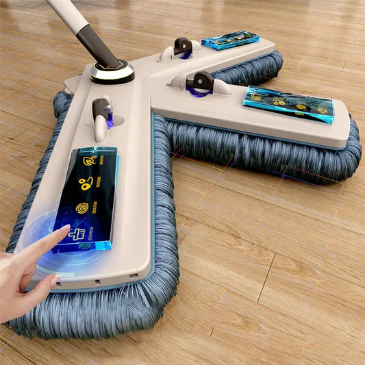 Magic Self-Cleaning Squeeze Mop Microfiber Spin And Go Flat Mop For Washing Floor Home Cleaning Tool Bathroom Accessories Set upscaleclicks