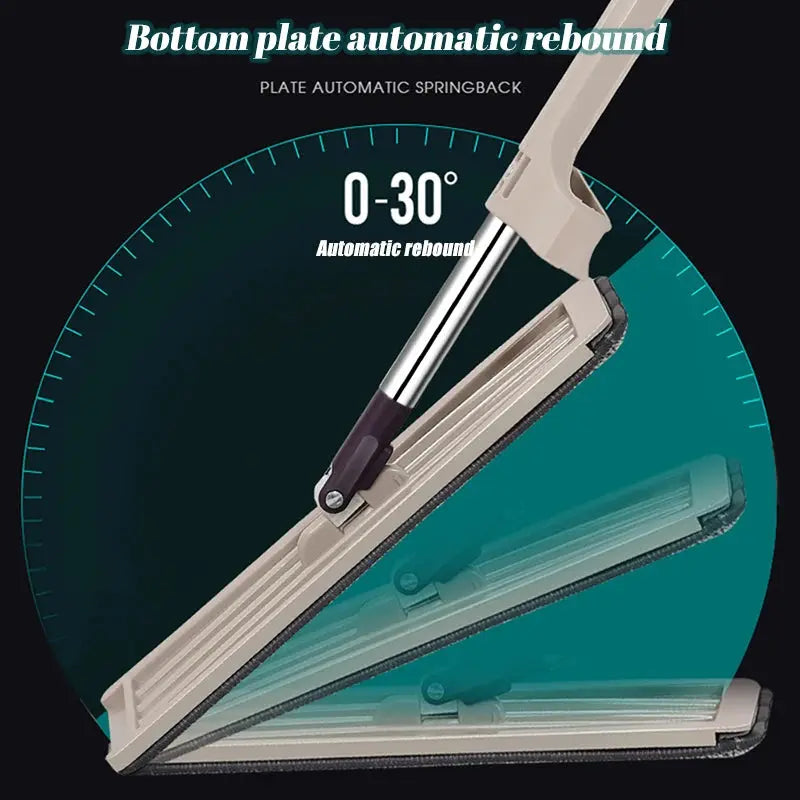 Magic Self-Cleaning Squeeze Mop Microfiber Spin And Go Flat Mop For Washing Floor Home Cleaning Tool Bathroom Accessories Set upscaleclicks