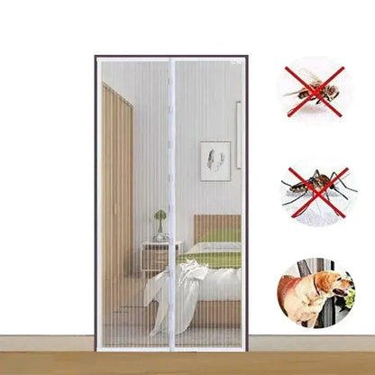 Magnetic Mosquito Net, Summer Insect Fly Control, Door Curtain Net, Living Room, Bedroom Curtain, Automatic Closing Door Screen upscaleclicks