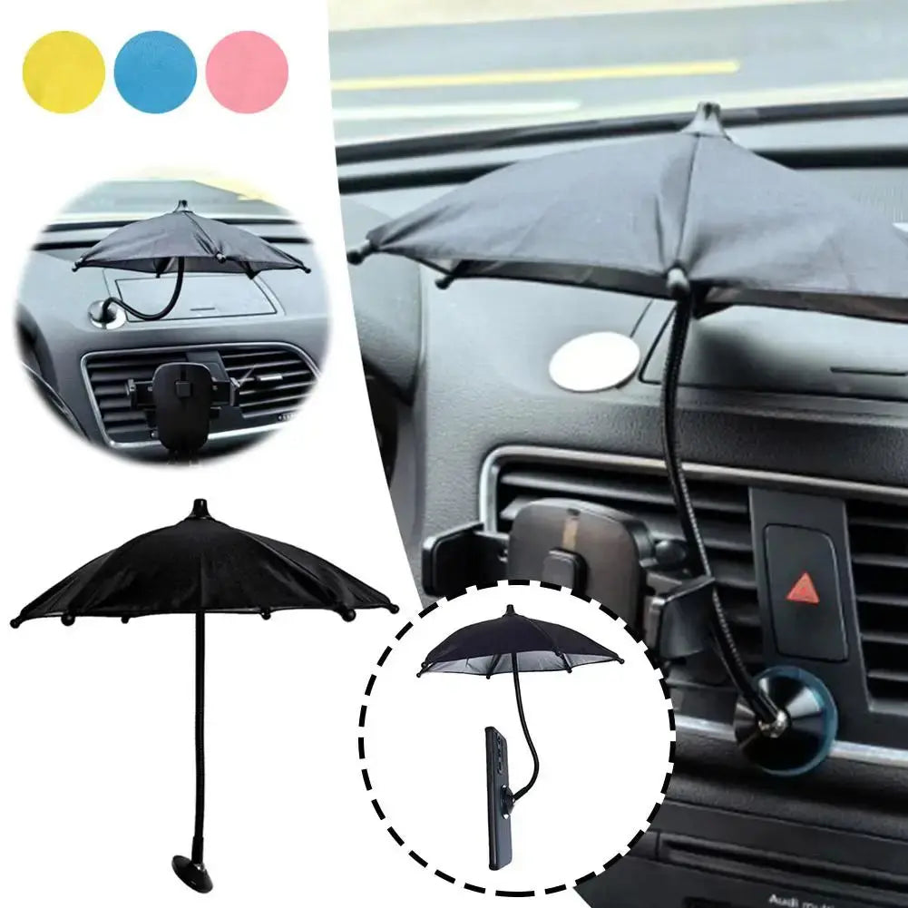 Magnetic Phone Umbrella for Iphone 15/14/13/12 Pro/Pro Max Anti-Glare Sun Shade Cover 360° Rotation Mini Umbrella