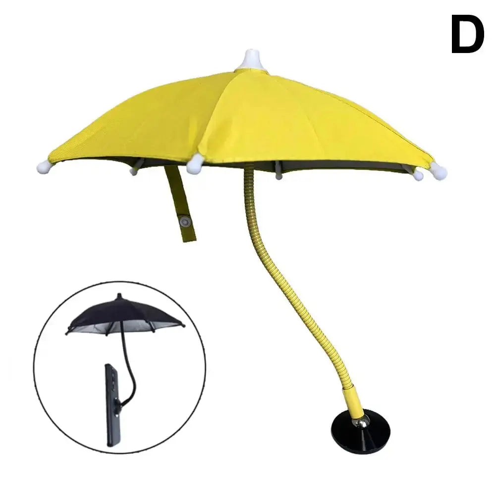Magnetic Phone Umbrella for Iphone 15/14/13/12 Pro/Pro Max Anti-Glare Sun Shade Cover 360° Rotation Mini Umbrella