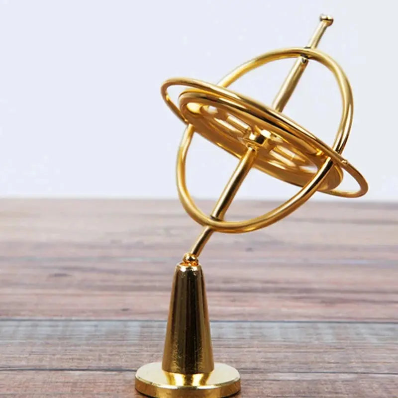 Metal Self-balancing Finger Gyroscope Anti-gravity Colorful Metal Gyro Adults Kids Decompression Stress Relief Spinning Toy upscaleclicks