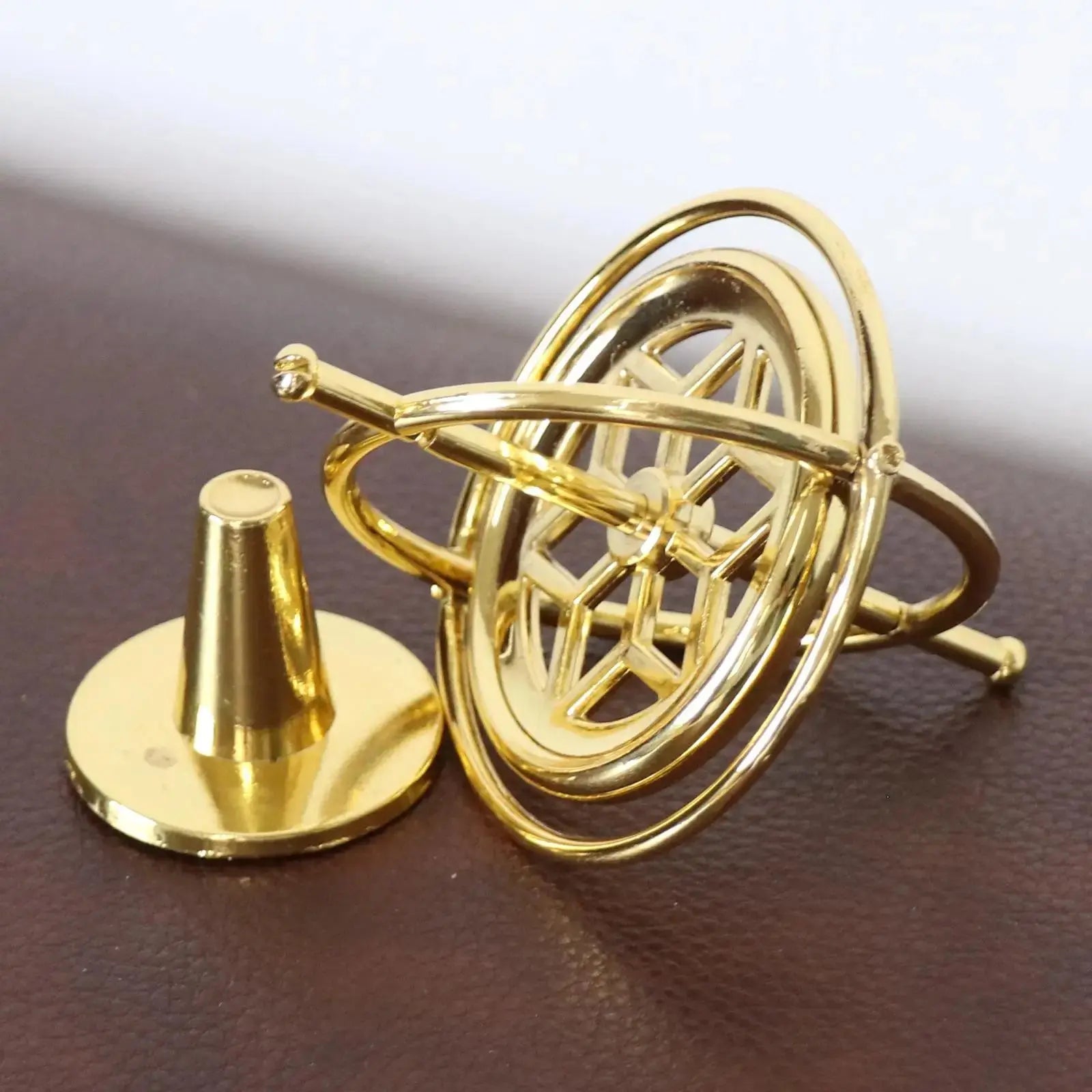 Metal Self-balancing Finger Gyroscope Anti-gravity Colorful Metal Gyro Adults Kids Decompression Stress Relief Spinning Toy upscaleclicks