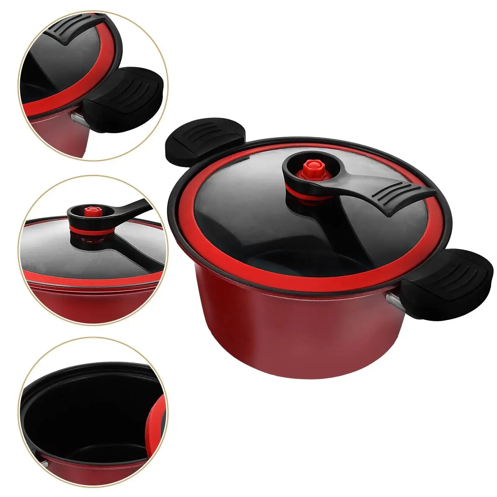 Micro Pressure Cooker Safe Stewed Pot Mini Cookers Stove Cookware Home Miniature upscaleclicks