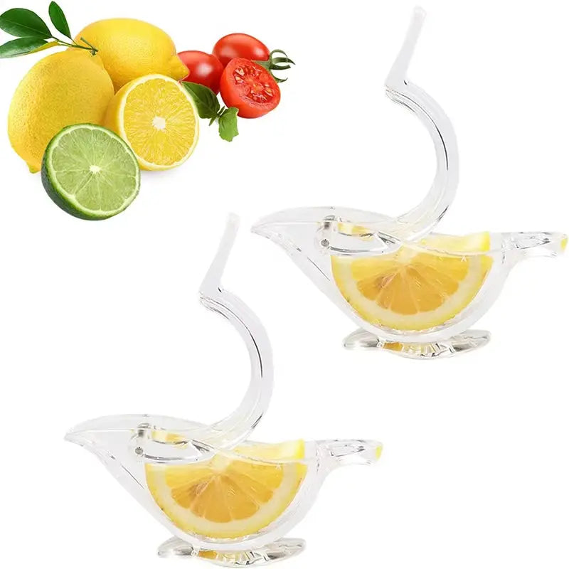 Mini Bird-Shaped Manual Juicer - Perfect for Fresh Orange & Lemon Juice on the Go! 🍊🍋✨
