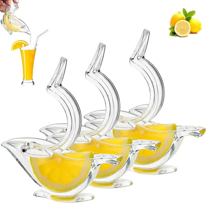 Mini Bird-Shaped Manual Juicer - Perfect for Fresh Orange & Lemon Juice on the Go! 🍊🍋✨