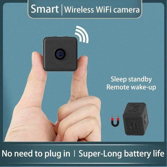 Mini Camera Wireless WiFi Remote Monitor Camera Tiny Home IP Camera No Need To Plug in Super-long Battery Life upscaleclicks