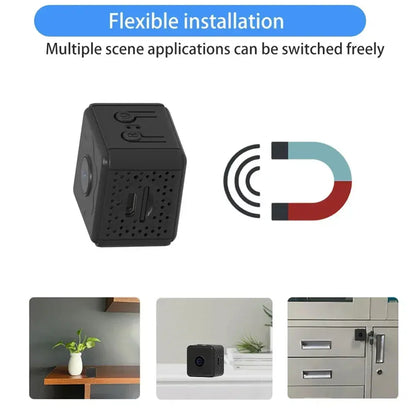 Mini Camera Wireless WiFi Remote Monitor Camera Tiny Home IP Camera No Need To Plug in Super-long Battery Life upscaleclicks