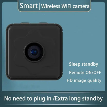 Mini Camera Wireless WiFi Remote Monitor Camera Tiny Home IP Camera No Need To Plug in Super-long Battery Life upscaleclicks