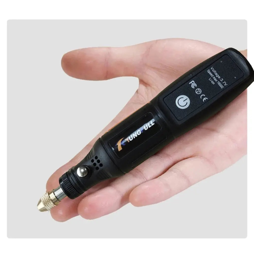 Mini Electric Drill USB Wireless Mini Handheld Drill Rotary Tool Woodworking Engraving Pen Dremel Tools for Jewelry Metal Glass upscaleclicks