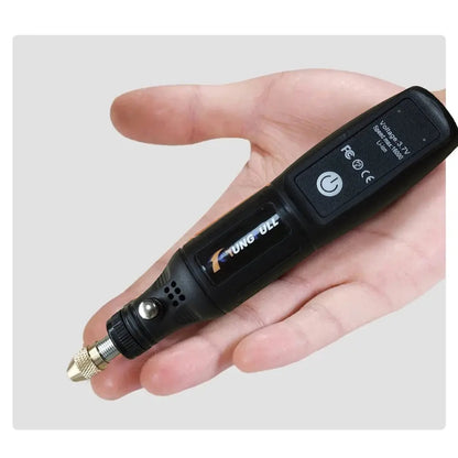 Mini Electric Drill USB Wireless Mini Handheld Drill Rotary Tool Woodworking Engraving Pen Dremel Tools for Jewelry Metal Glass upscaleclicks