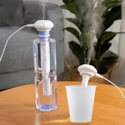 Mini Portable Mist Humidifier No Water Bottle Needed and Adjustable Length Quiet and Convenient suitable for Office Bedroom Car upscaleclicks