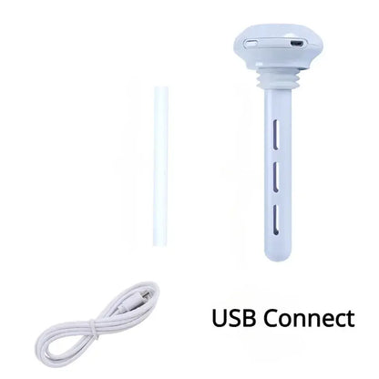 Mini Portable Mist Humidifier No Water Bottle Needed and Adjustable Length Quiet and Convenient suitable for Office Bedroom Car upscaleclicks