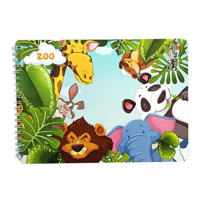 Montessori Baby Busy Book My First Quiet Book Paste Early Learning Education Toy Children Matching Game Toys for Kids 1 2 3 Year upscaleclicks