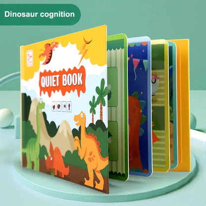 Montessori Baby Busy Book My First Quiet Book Paste Early Learning Education Toy Children Matching Game Toys for Kids 1 2 3 Year upscaleclicks
