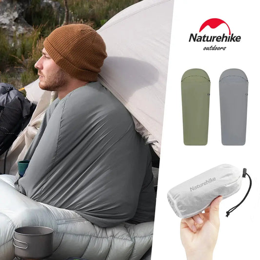 Naturehike Camping Sleeping Bag Liner Single Sleeping Bag Liner Mummy Sleeping Bag Liner Ultralight Portable Sleeping Bag Liner upscaleclicks