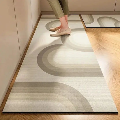 New 1 pc Japanese style soft kitchen diatomite mud floor mat, super anti slip, super absorbent, easy to handle carpet upscaleclicks