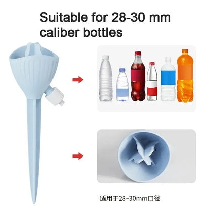 New Flower Watering Device Dripper Automatic Watering Adjustable Flow Rate Watering Flower Irrigator Water Seepage Device upscaleclicks