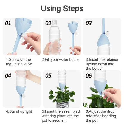New Flower Watering Device Dripper Automatic Watering Adjustable Flow Rate Watering Flower Irrigator Water Seepage Device upscaleclicks