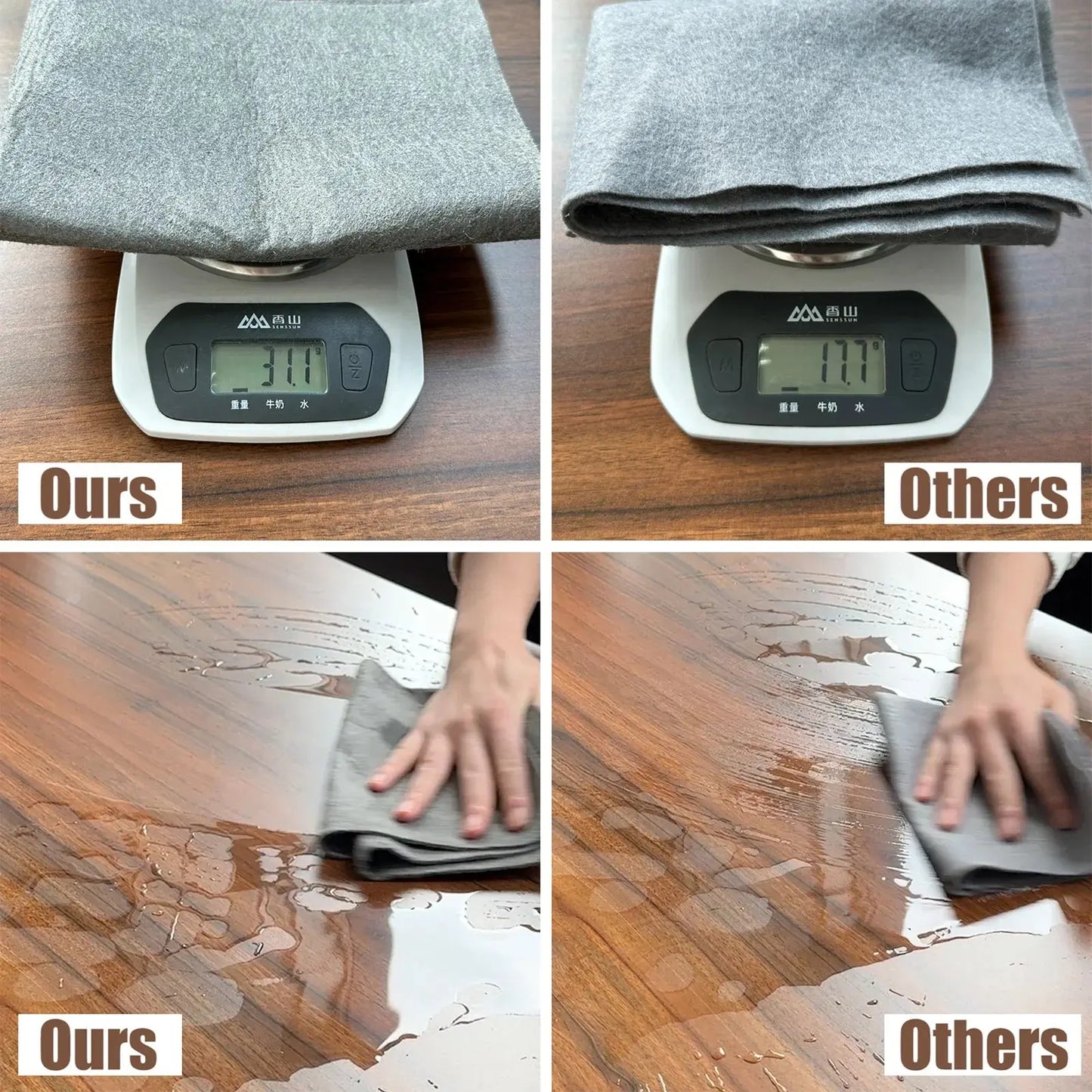 New Thickened Magic Cleaning Glass Cloth Streak Free Reusable Microfiber Cleaning Cloth All-Purpose Towels for Windows Glass upscaleclicks