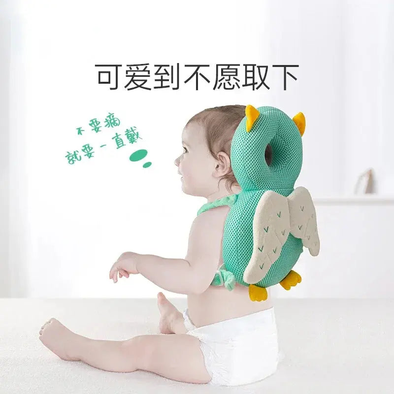 Newborn Headrest Security Pillows Backpack Toddler Baby Head Fall Protection Pad Cushion Cartoon Soft Security Pillows Backpack upscaleclicks