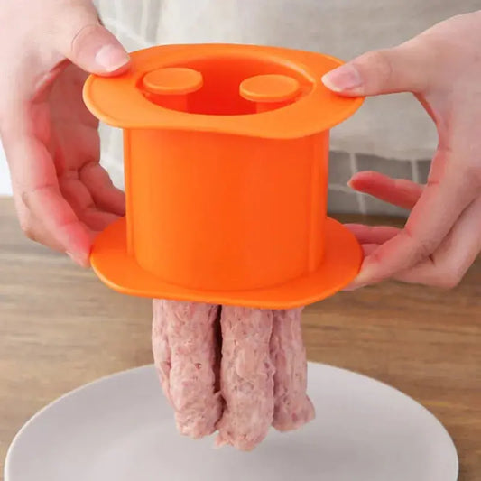 One Press Cevapcici Maker Kitchen Hot Dog Burger Meat  Food Pasta Presser Sausage Making Machine Handmade Gadget Tools upscaleclicks