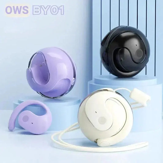 Original BY01 OWS Wireless Bluetooth 5.3 Earphones t26 Long Battery Life Earbuds HIFI Sound quality Headphone Smart HD Call upscaleclicks