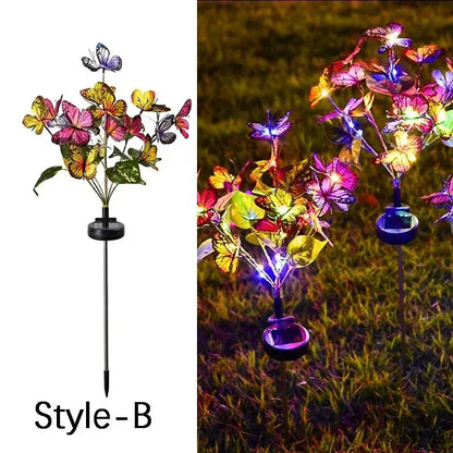 Solar Butterfly Lawn Lights – Outdoor Garden & Wedding Fairy LED Lamps - upscaleclicks