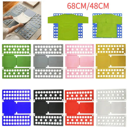 Plastic Clothes Folding Board Easy and Fast Kids Laundry Folder Shirt Folding Board Home Storage Tool for Kid Children Adults upscaleclicks