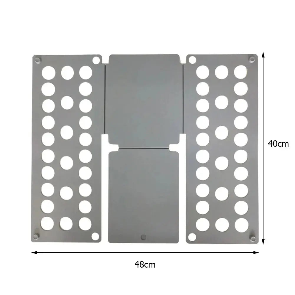 Plastic Clothes Folding Board Easy and Fast Kids Laundry Folder Shirt Folding Board Home Storage Tool for Kid Children Adults upscaleclicks