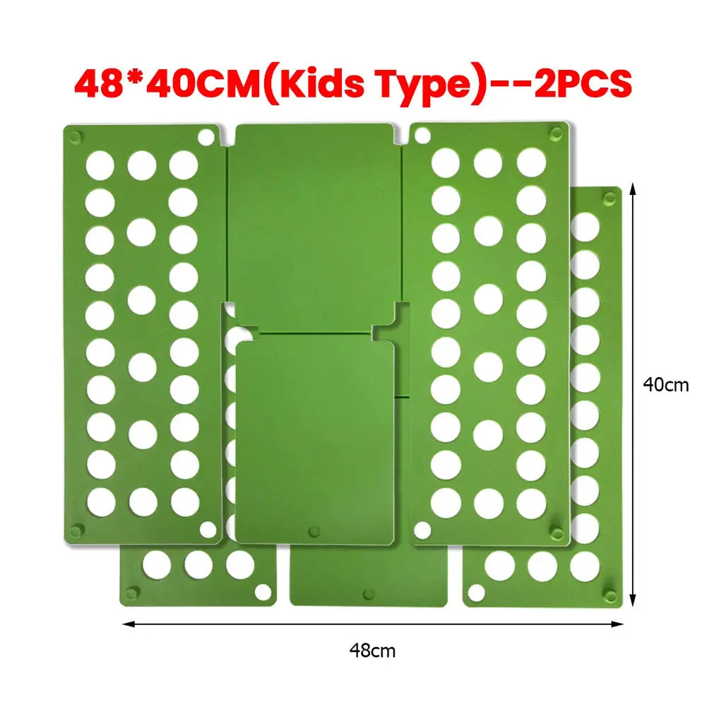 Plastic Clothes Folding Board Easy and Fast Kids Laundry Folder Shirt Folding Board Home Storage Tool for Kid Children Adults upscaleclicks