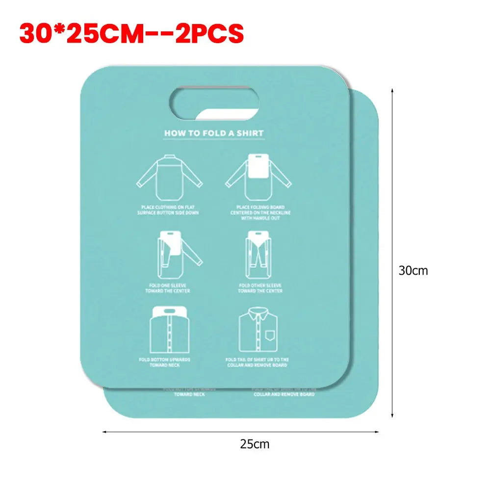 Plastic Clothes Folding Board Easy and Fast Kids Laundry Folder Shirt Folding Board Home Storage Tool for Kid Children Adults upscaleclicks