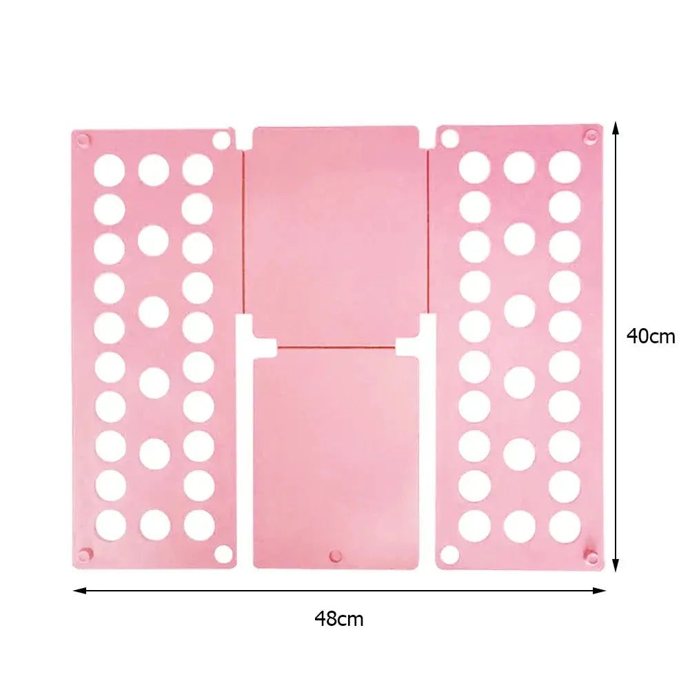 Plastic Clothes Folding Board Easy and Fast Kids Laundry Folder Shirt Folding Board Home Storage Tool for Kid Children Adults upscaleclicks