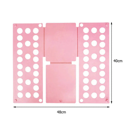 Plastic Clothes Folding Board Easy and Fast Kids Laundry Folder Shirt Folding Board Home Storage Tool for Kid Children Adults upscaleclicks