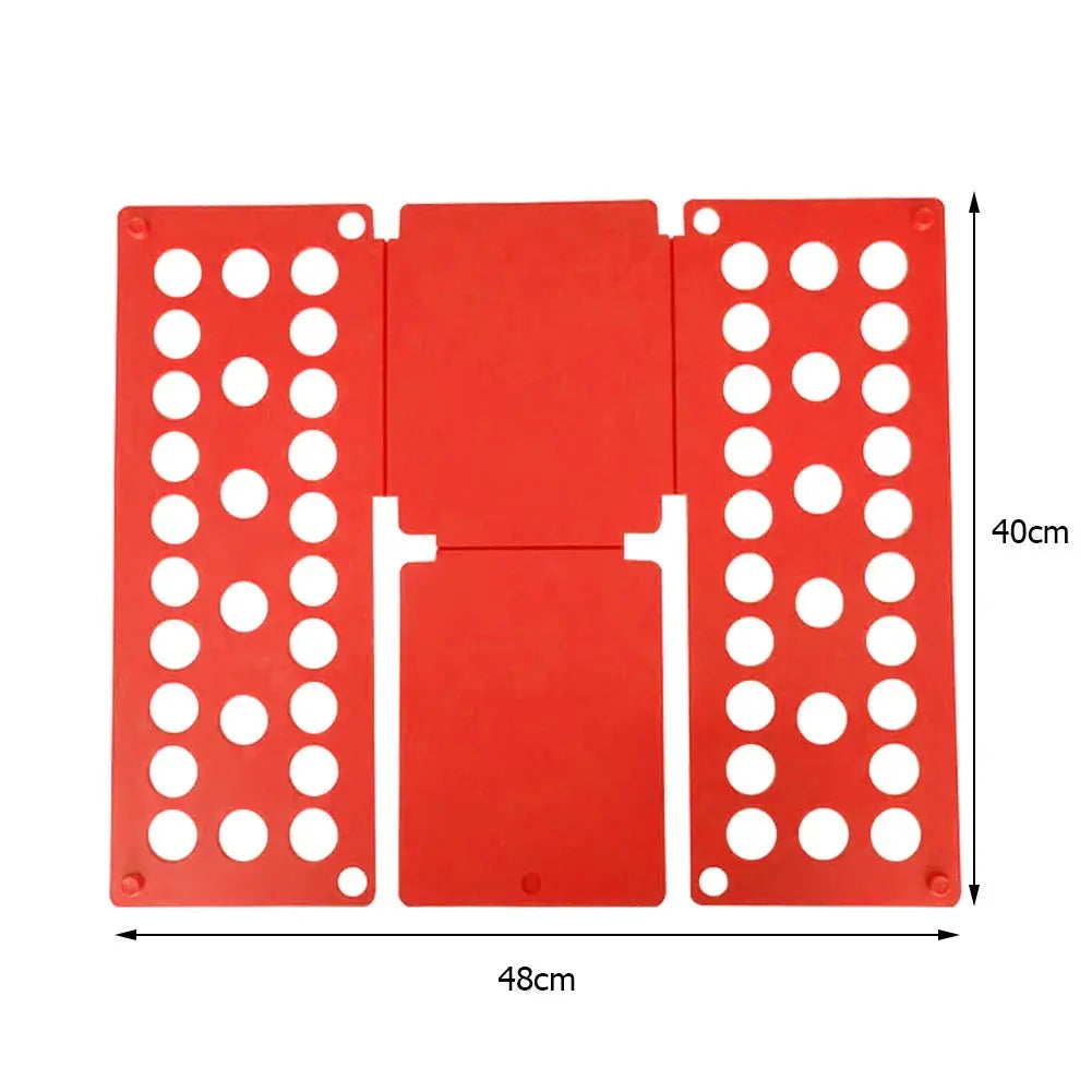 Plastic Clothes Folding Board Easy and Fast Kids Laundry Folder Shirt Folding Board Home Storage Tool for Kid Children Adults upscaleclicks