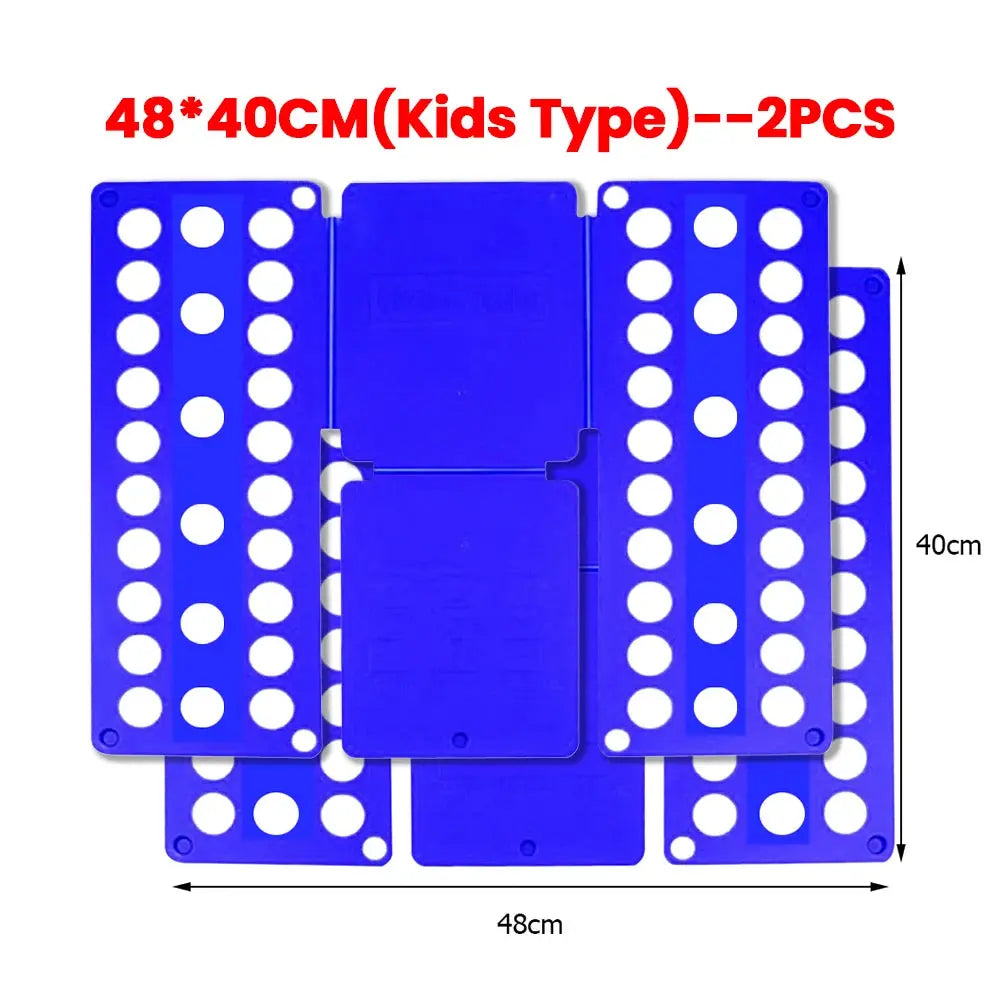 Plastic Clothes Folding Board Easy and Fast Kids Laundry Folder Shirt Folding Board Home Storage Tool for Kid Children Adults upscaleclicks