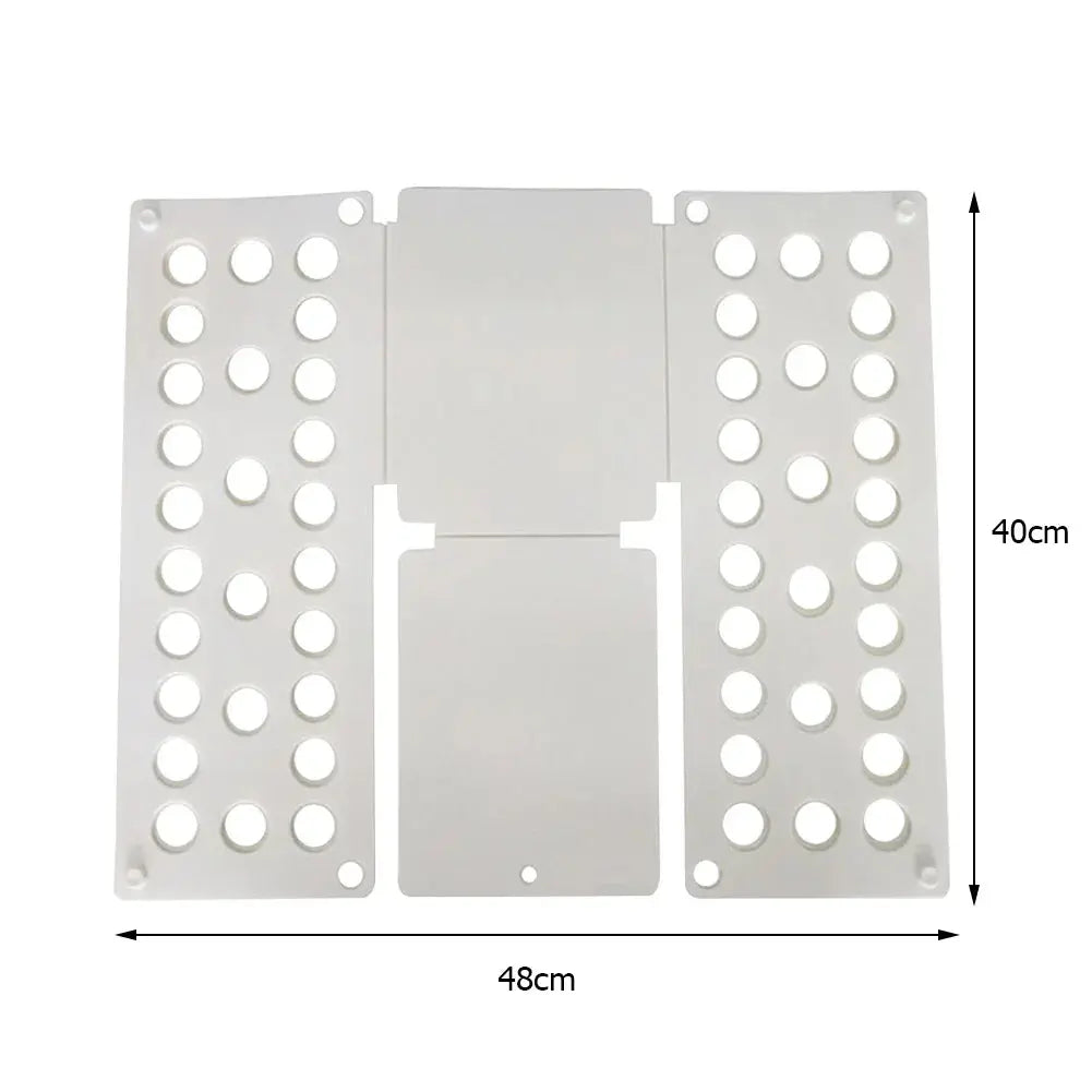 Plastic Clothes Folding Board Easy and Fast Kids Laundry Folder Shirt Folding Board Home Storage Tool for Kid Children Adults upscaleclicks