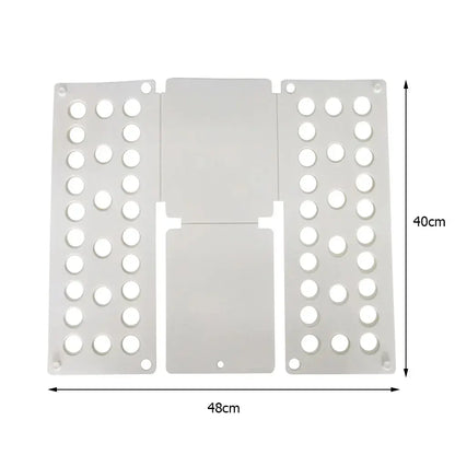 Plastic Clothes Folding Board Easy and Fast Kids Laundry Folder Shirt Folding Board Home Storage Tool for Kid Children Adults upscaleclicks