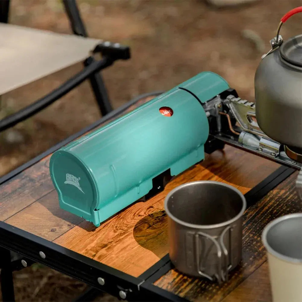 Portable Outdoor Folding Cassette Stove Camping Butane High-Fire Integrated All-in-One Gas Stove Trekking Accessories upscaleclicks