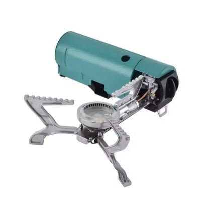 Portable Outdoor Folding Cassette Stove Camping Butane High-Fire Integrated All-in-One Gas Stove Trekking Accessories upscaleclicks