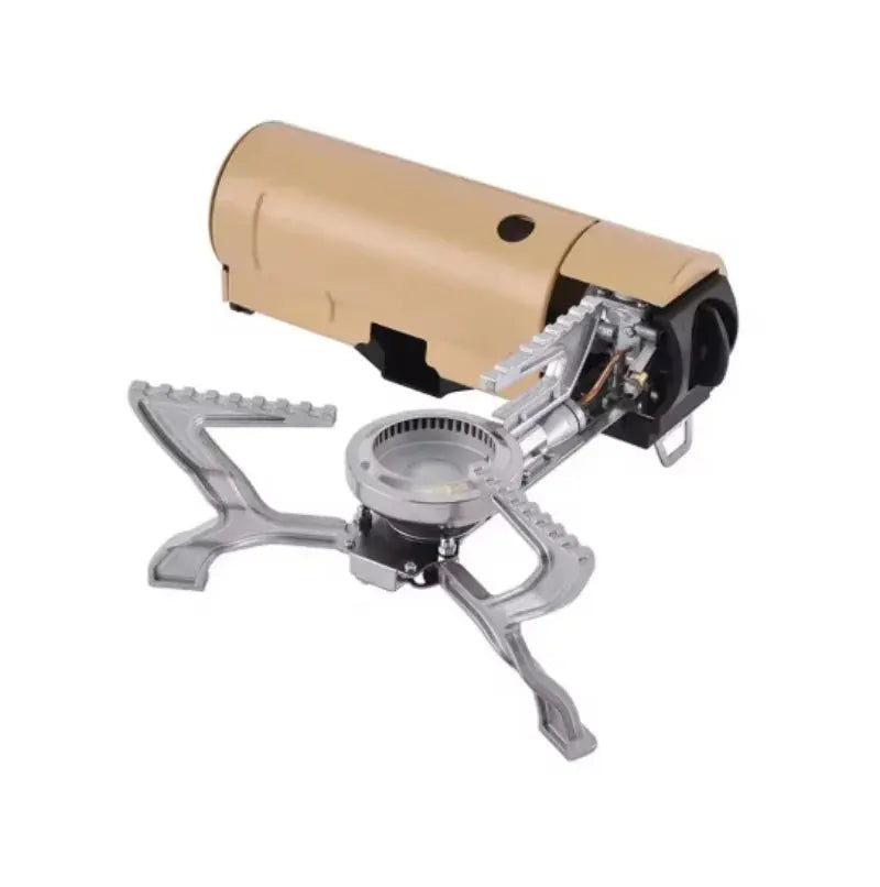 Portable Outdoor Folding Cassette Stove Camping Butane High-Fire Integrated All-in-One Gas Stove Trekking Accessories upscaleclicks