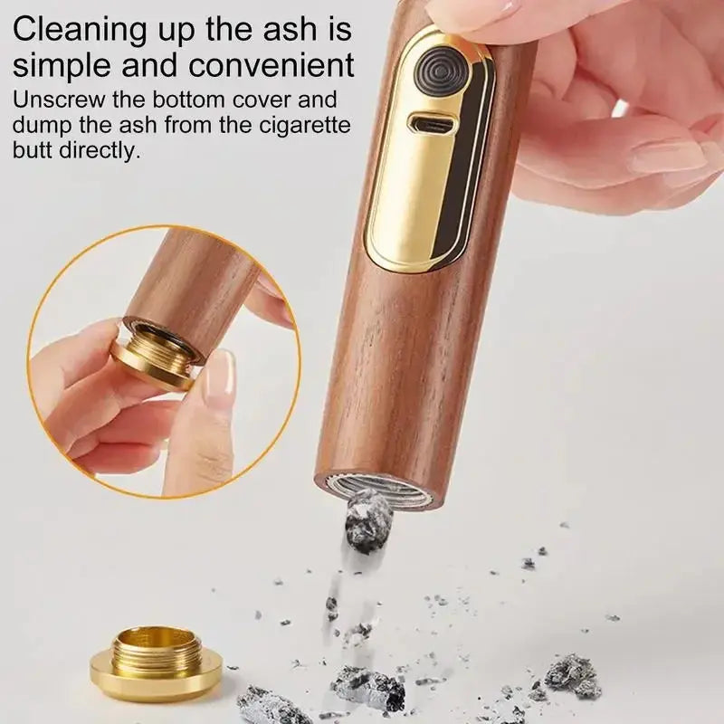 Portable intelligent car ashtray Windproof and dustproof Handheld mini ashtray Smoking gift Cigarette accessories upscaleclicks