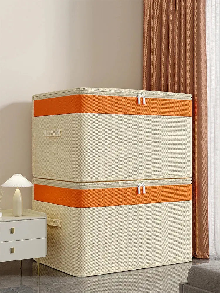 Portable large capacity quilt Organizer Clothes Organizer Perfect home mobile organizer closet dorm organizer bag upscaleclicks
