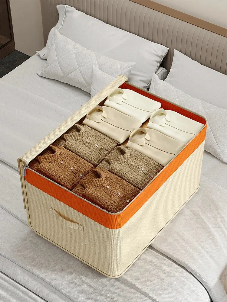 Portable large capacity quilt Organizer Clothes Organizer Perfect home mobile organizer closet dorm organizer bag upscaleclicks