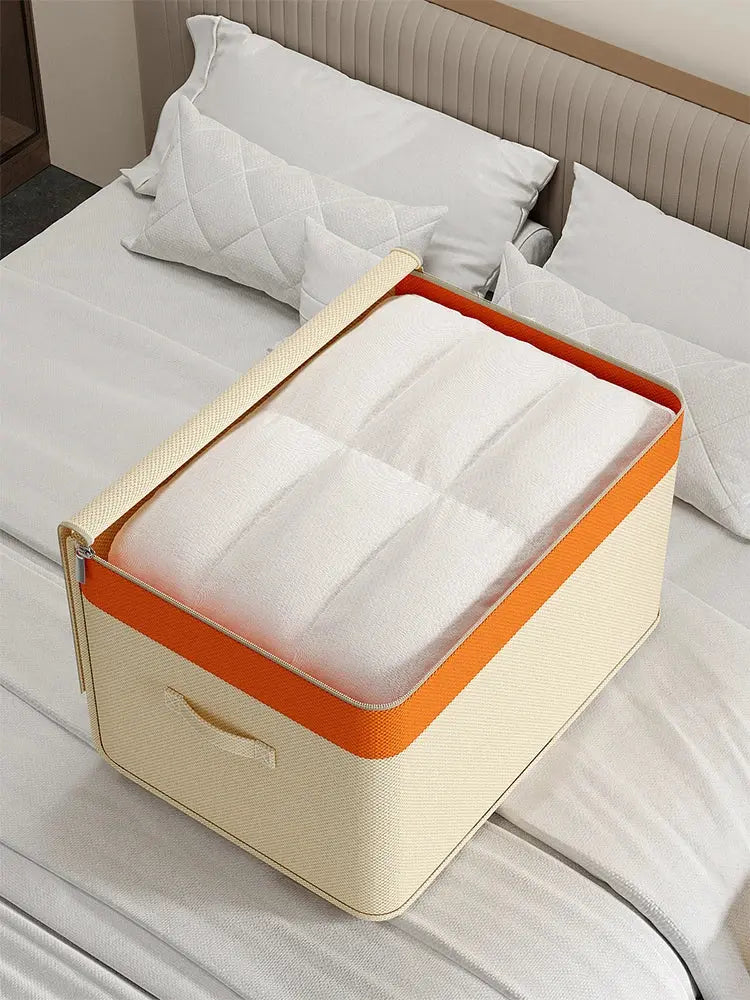 Portable large capacity quilt Organizer Clothes Organizer Perfect home mobile organizer closet dorm organizer bag upscaleclicks